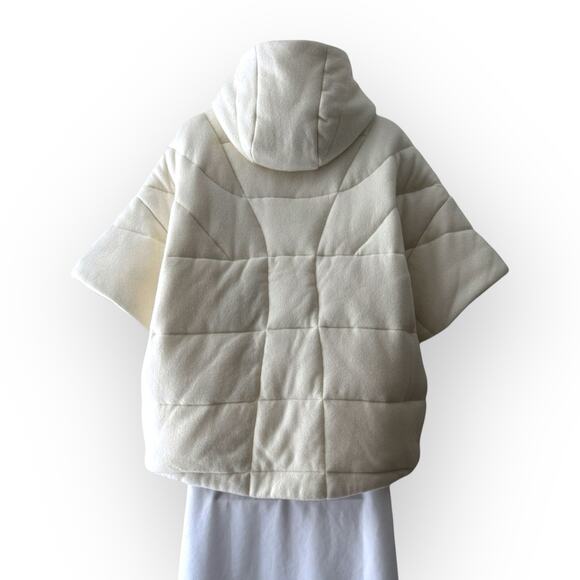 Naked Cashmere Patti Puffer Hooded Jacket Size XS/S, Ecru - Picture 6 of 16
